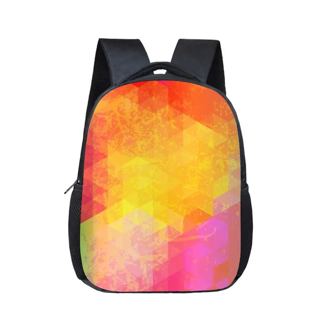Красивый детский школьный рюкзак с радужным принтом, цветной рюкзак для детского сада, легкий школьный рюкзак для детей
