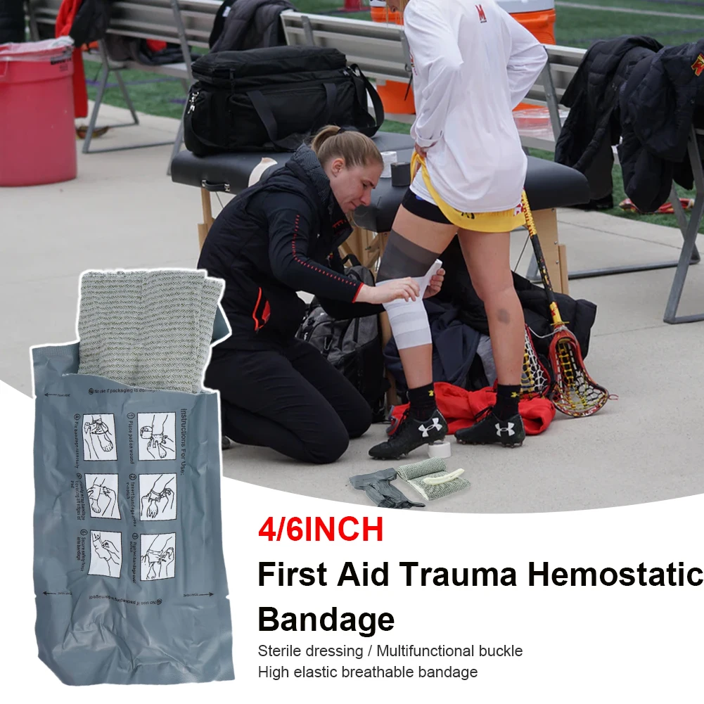 

Israeli Bandage First Aid Bandage Trauma Kit Emergency Elastic Compression Dressing Stop Bleeding Sterile Tourniquet Practical