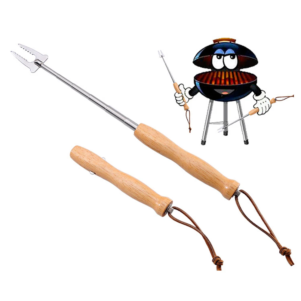 

Marshmallow Roasting Skewers Retracting Sticks For Fire Pit Campfire Skewer