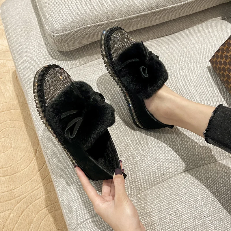 Мокасины женские с круглым носком удобные туфли из спилка на платформе плоская