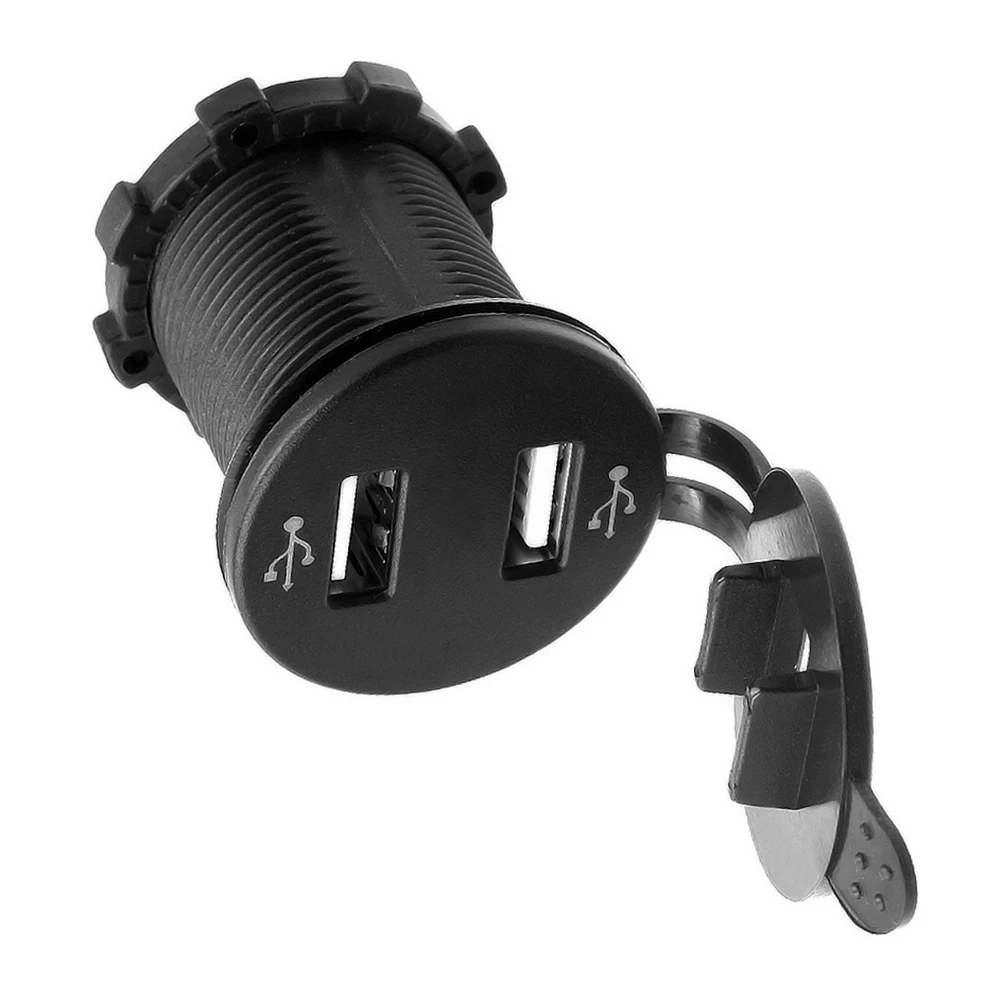 

Escondite Secreto Portable Car Accessories 4.2A Dual USB Charger Socket Power Outlet with Voltmeter for Car Marine Motorcycle