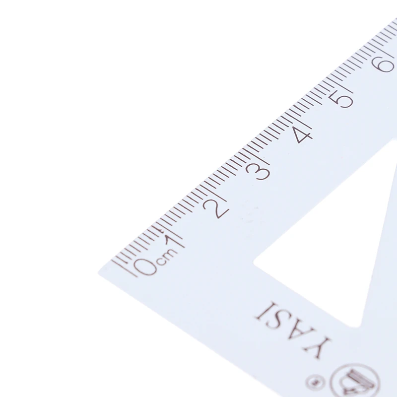 

4Pcs/set Aluminum Alloy Ruler Drawing Measurement Geometry A Variety Of Rulers