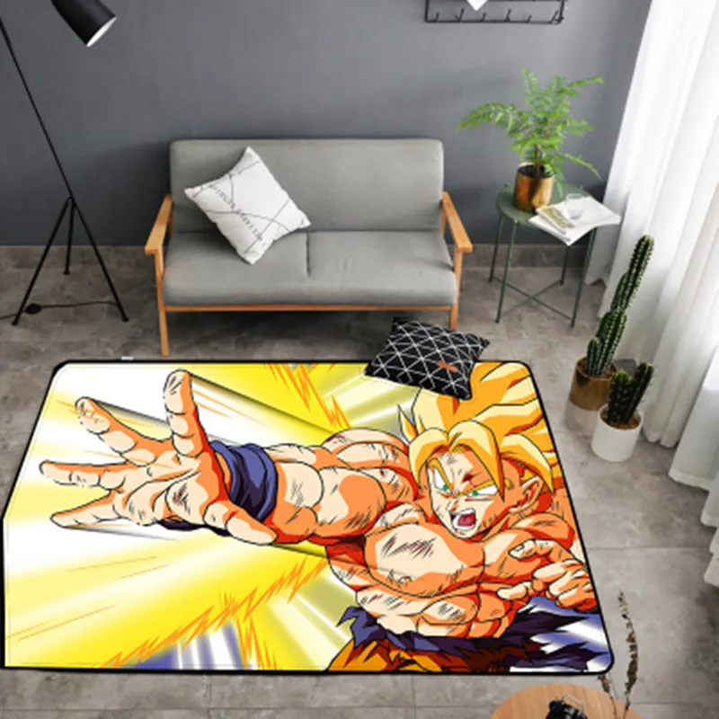 0.5X0.8M Аниме «Жемчуг дракона» супер сайян, «Жемчуг дракона ковер мультфильм сын Goku vegeta Shenron хорошо впитывают воду, нескользящий ковер для сбора современные игрушки M2124 - Цвет: 0.5X0.8M