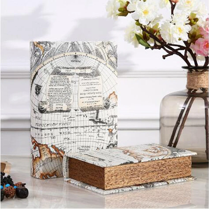HOt Modern Wood Storage Boxes Dictionary Secret Piggy Bank Hidden Security Book Safe Lock Cash Money Jewellery Bins Organization |
