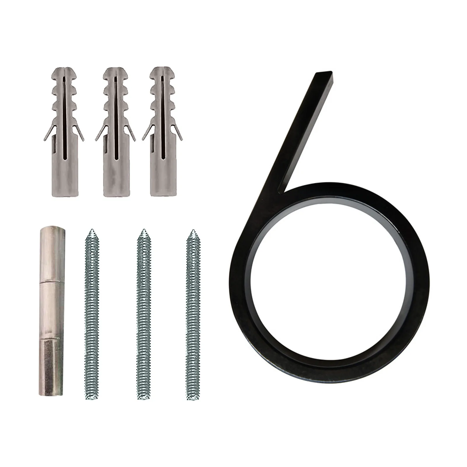 

5in Zincs Alloy Floating House Number Metal Modern House Numbers Garden Door Floating House Number Letters Big Modern Door Alpha