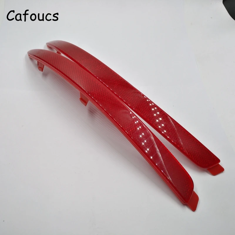 

Cafoucs 1pair Rear Bumper Lights Car Reflector Warning Lamp Accessories For Skoda Octavia 2010-2014