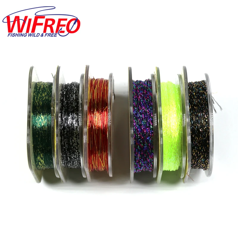 Wifreo 50m/spool Rod Building Wrapping Thread / Line Metallic Bright Flash for Repairing Guide Fixing Threads Device | Спорт и