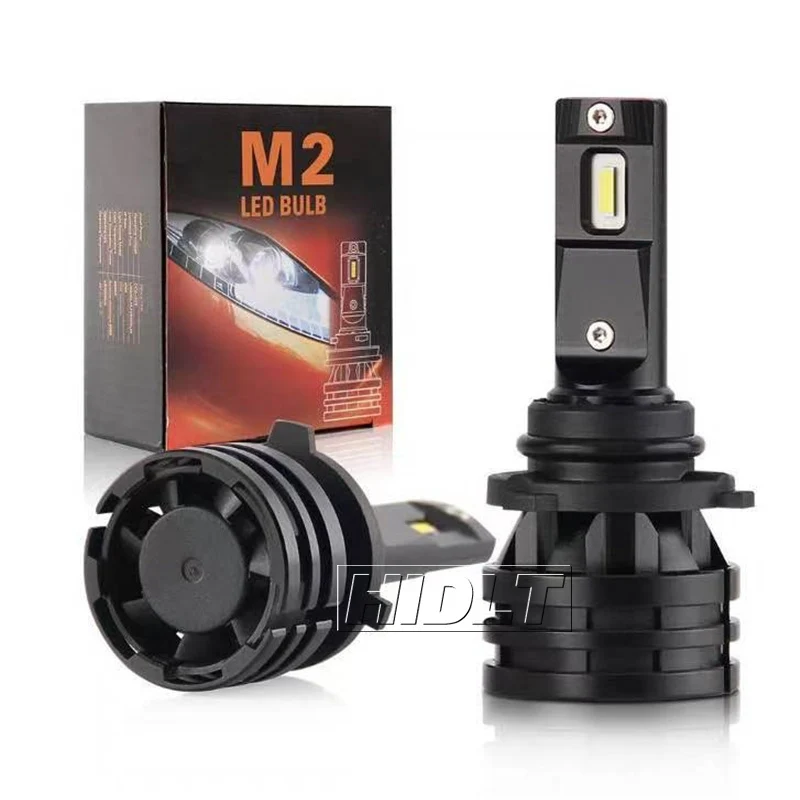 HIDLT 2 шт. H4 светодиодный комплект фар 12V 24V Мини Размеры авто налобный фонарь лампа