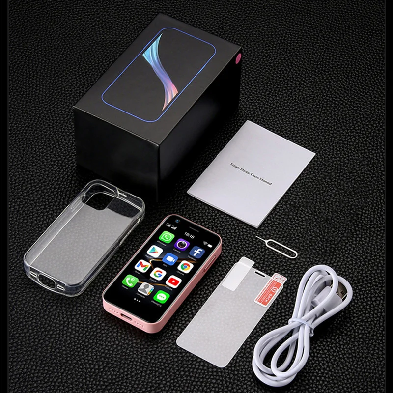 soyes xs12 mini smartphone android9 0 3gb 64gb 3 0 cute small backup cellphone student mobile phone for girls boys vs xs11 free global shipping