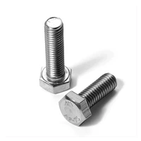 316 a4 80 din933 iso4017 bolts stainless steel hexagonal screws full tooth outer hex bolt m6 m8 m10 m12 m16 multi size