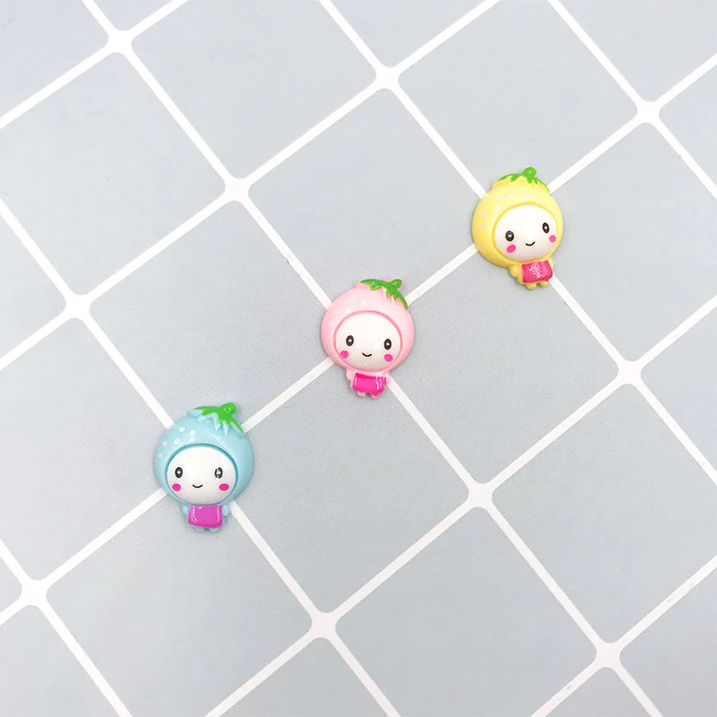 50 штук искусственный бриллиант из смолы кабошон Kawaii для девочек с героями
