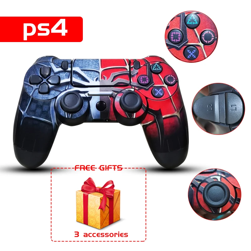 Dualshock 4 беспроводной с вибрацией и Bluetooth геймпад джойстик Ps4 джойстика ПК