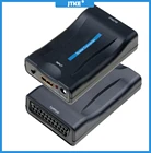 1080P HDMI-совместимый для SCART Видео Аудио высококлассный преобразователь AV сигнала адаптер HD приемник ТВ DVD с вилкой Стандарта СШАЕС