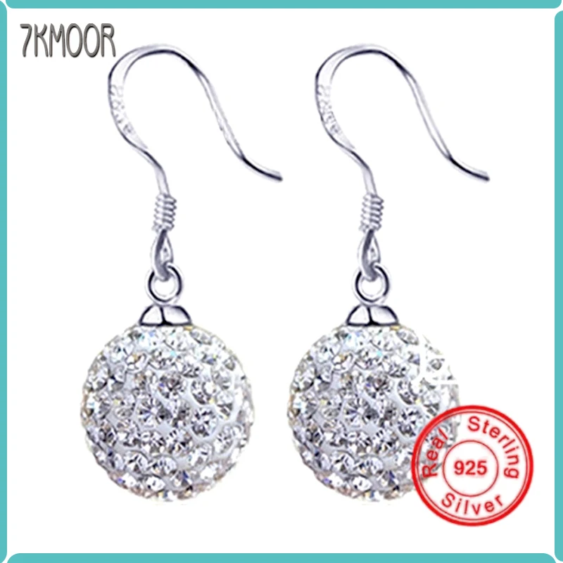 

Женские серьги-гвоздики из серебра 925 пробы, с кристаллами