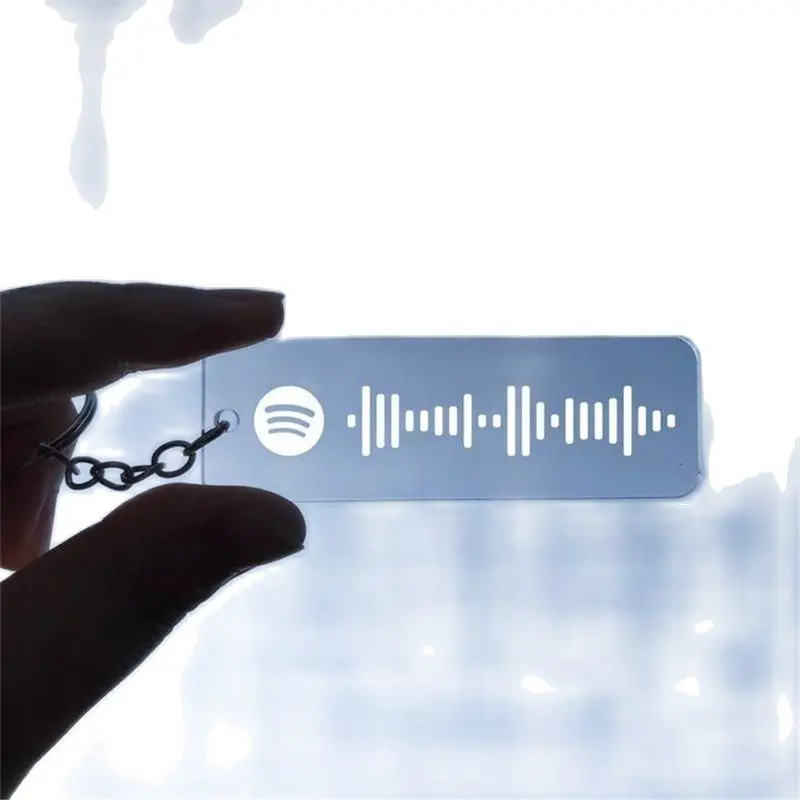 

Acrylic Spotify Code Keychain
