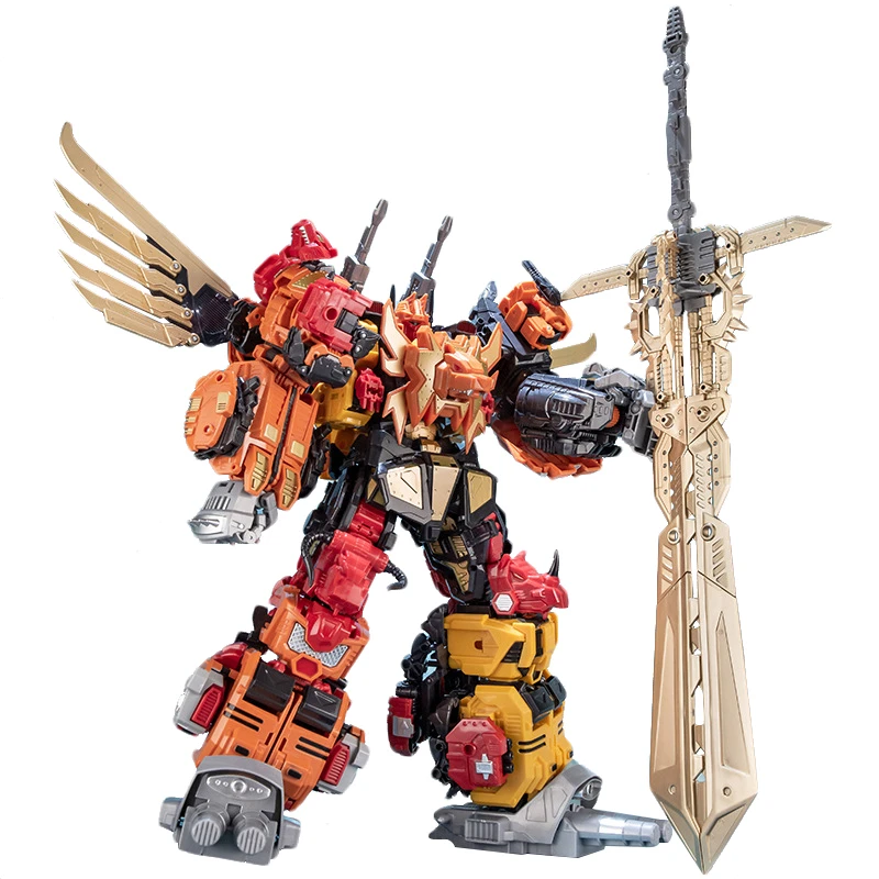 Бренд Jinbao 5 в 1 45 см преобразования Figma Аниме Рисунок модель робота Predaking куклы