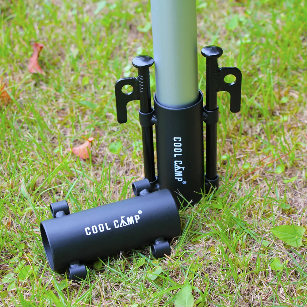 

Outdoor Awning Camping Fishing Canopy Poles Holder Windproof Tarp Poles Fixed Holder To Strengthen Windproof Tent Awning Pole
