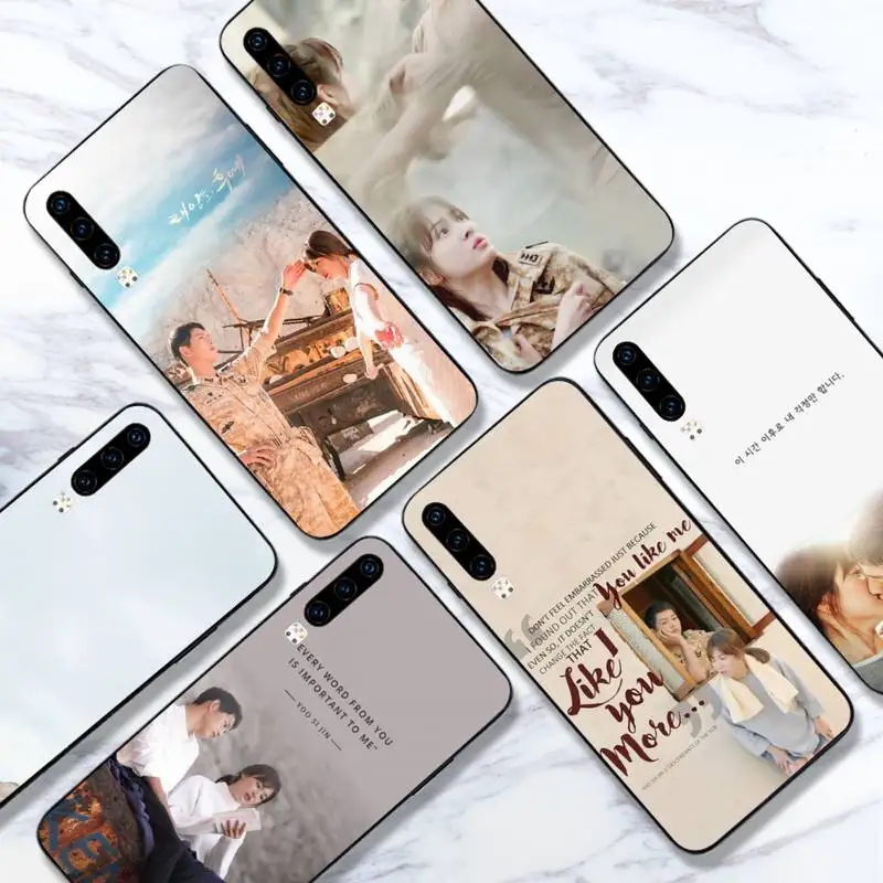 

The Descendants Of The Sun Phone Case For Huawei honor Mate 10 20 30 40 i 9 8 pro x Lite P smart 2019 nova 5t