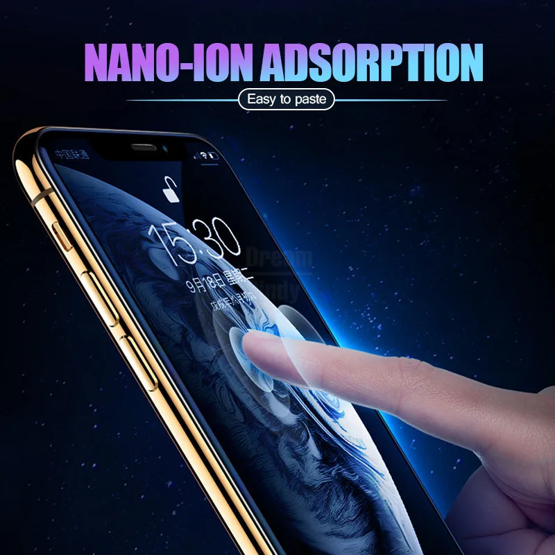 9H 2.5D Защитное стекло для iPhone 12 Mini 11 Pro Max SE XR X XS закаленное Max|Защитные стёкла и