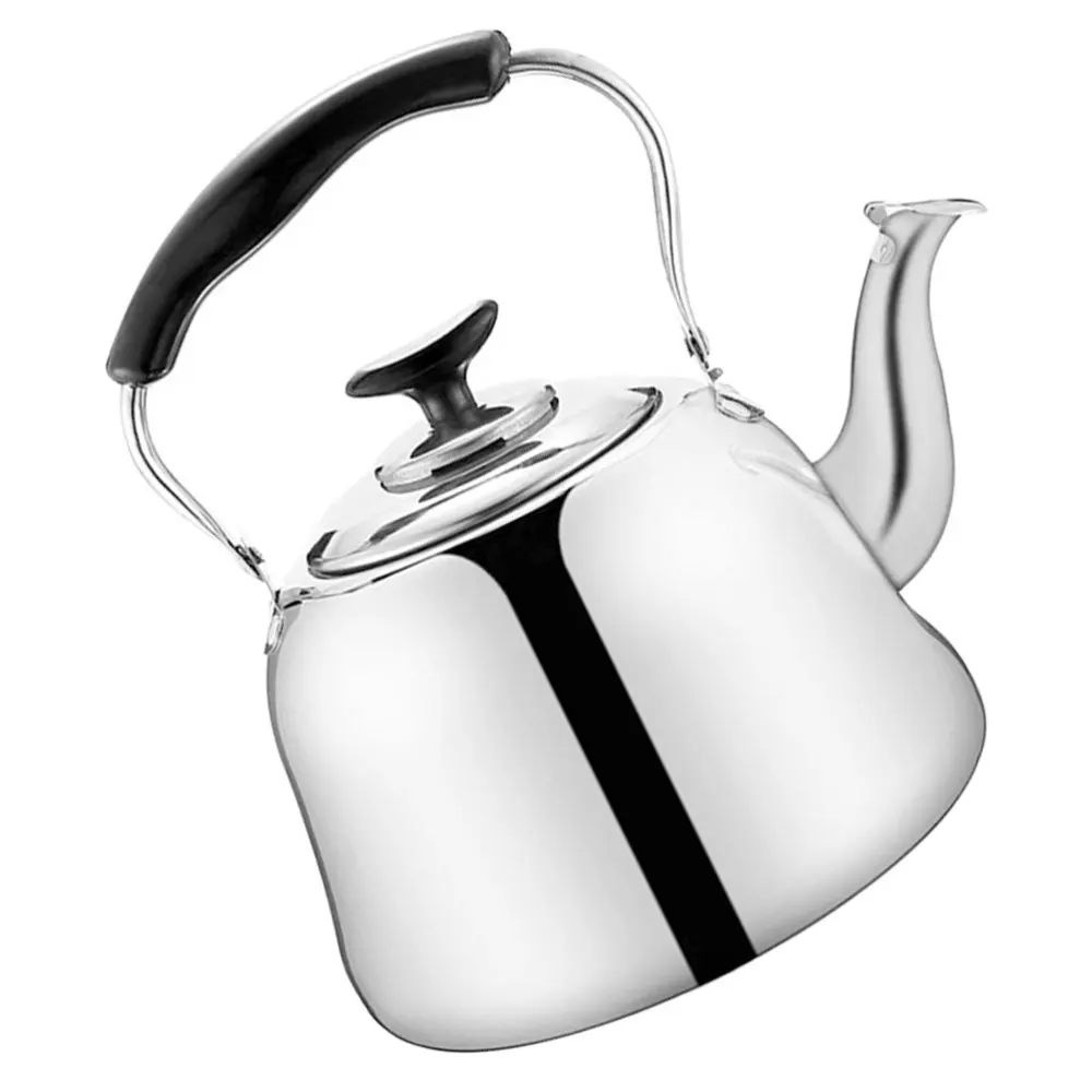 

1pc Stainless Steel Singing Kettle with Tea Leak Boiling Teapot for Home
