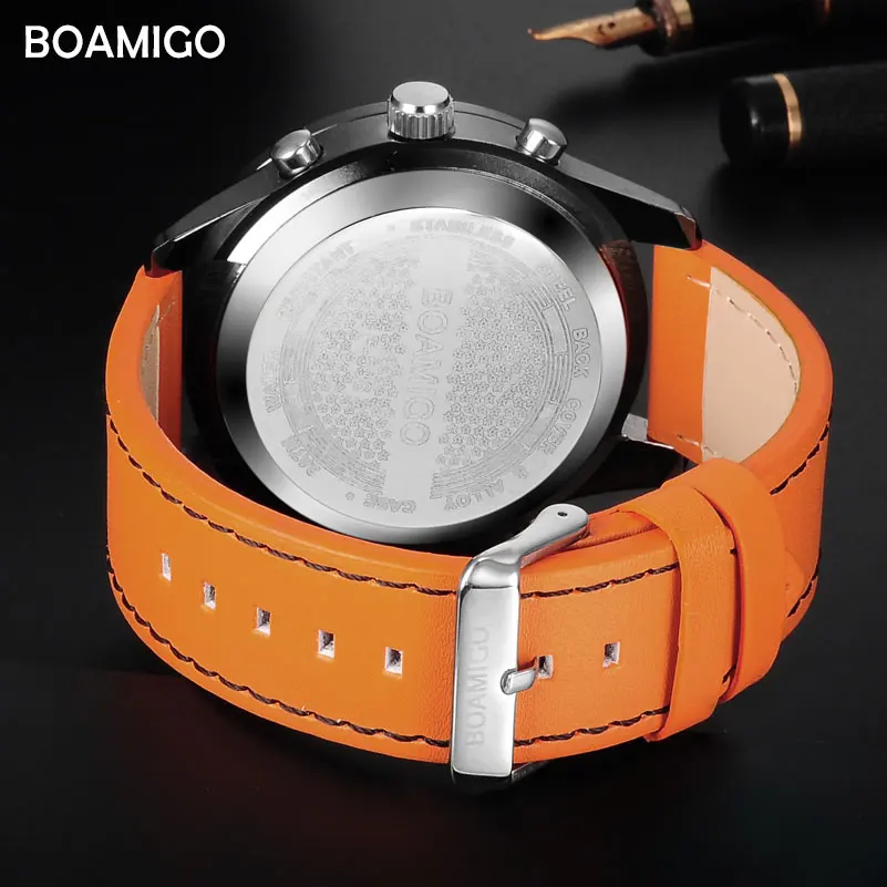 Мужские спортивные водонепроницаемые кварцевые часы с хронографом | Наручные