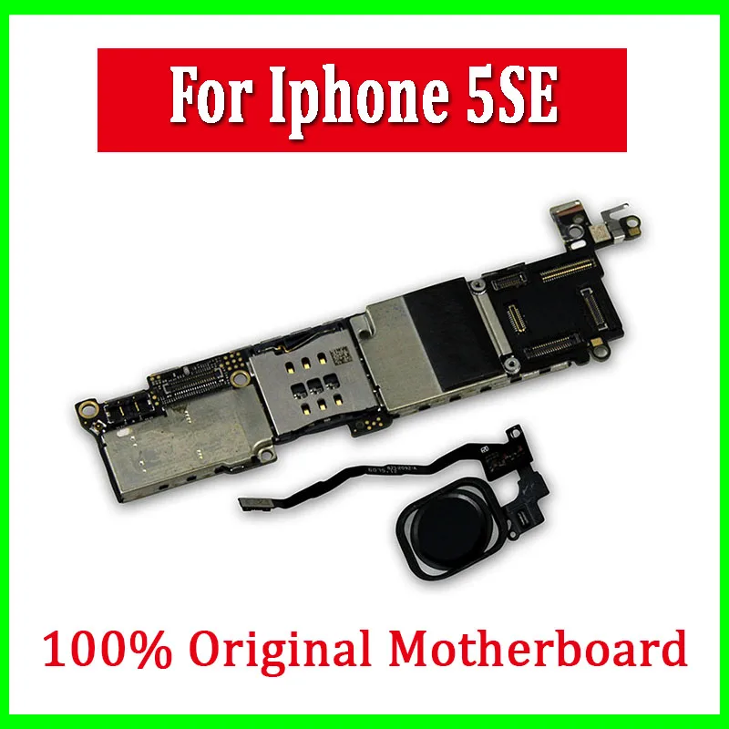 16 ГБ 32 ГБ 64 ГБ Черный Белый Золотой для iphone 5SE материнская плата с Touch ID оригинальная разблокированная для iphone SE телефонной платы