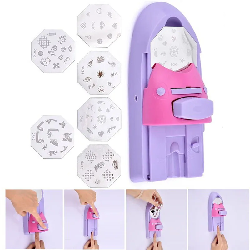 1 Set/Package цифровой аппарат для печати узоров на ногти штамп ногтей инструменты