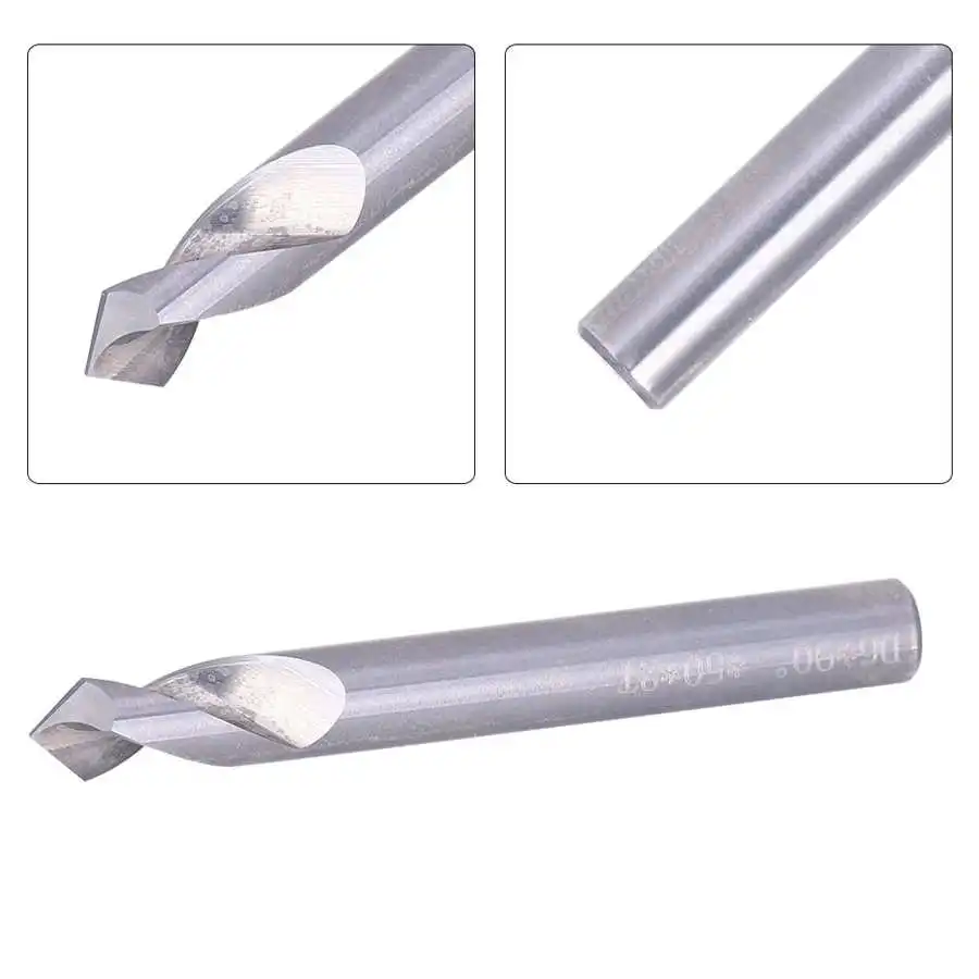 Точечное сверло HRC 55 из вольфрамовой стали нож для снятия фаски 90 градусов