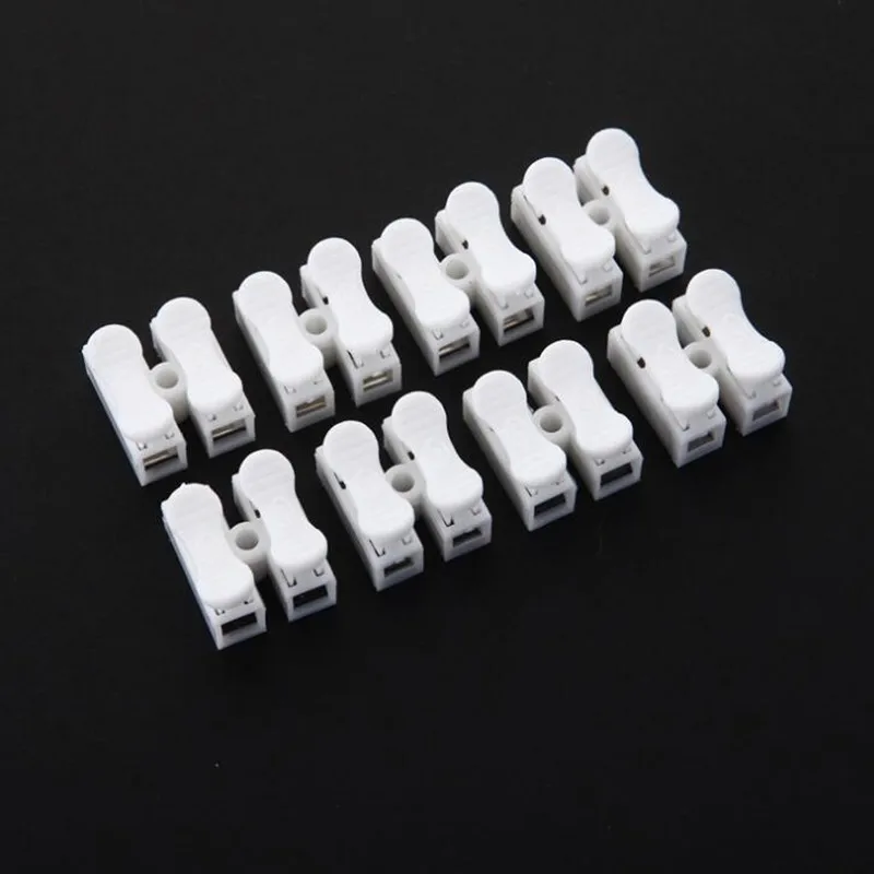 Практичный быстрый соединитель кабельный зажим клеммный блок 2 способа подходит