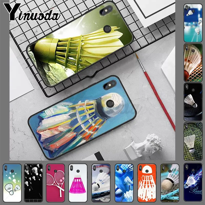 Чехол для redmi note7 спортивный чехол бадминтона note8 pro note5 note6pro 7 7A 5 5A 8 S2 чехол|Бамперы|