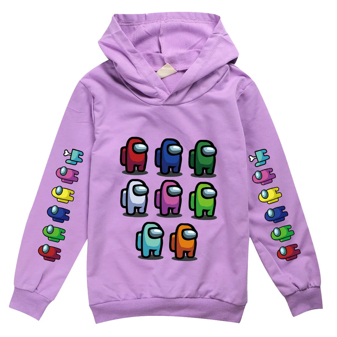 

Z&Y 2-16Y Hot Game Amons Us Hoodie Kids Hoodies Boys Sweatshirt Girls Outerwear Pullover O-neck Jacket Coat Children Clothing