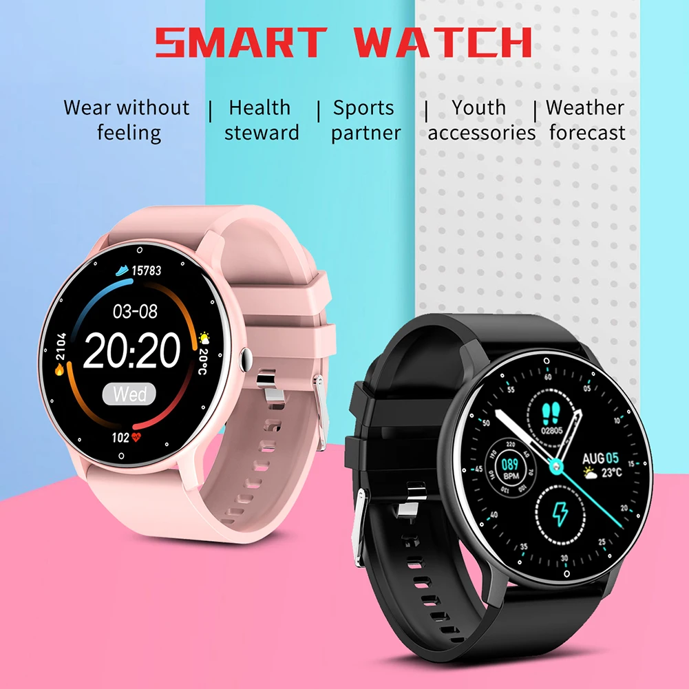 ZL02 Fitness Tracker Smartwatch Heart Rate Blood Pressure Monitor Sport Bracelet Sleep Detection Smart Bracelet
