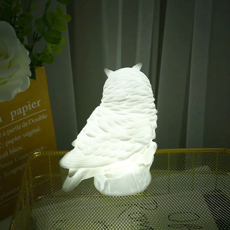 

Table Light Adorkable Owl Shape Cartoon Bedside Lamp for Home Bedroom Kids Gift Dropshipping