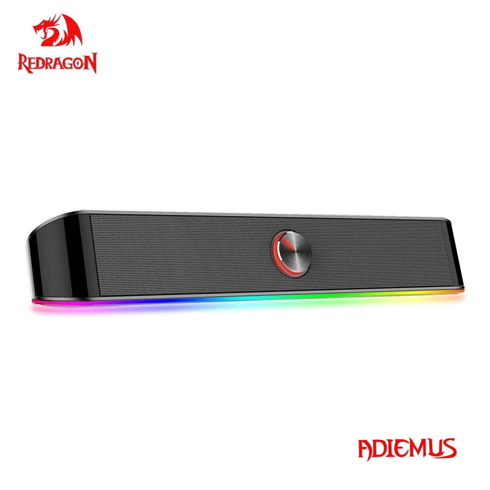 Redragon GS560 Adiemus aux 3 5 мм стерео звучания музыки умная цветная (RGB) колонки звуковая
