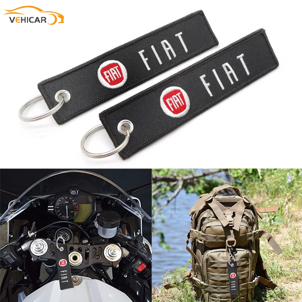 Автомобильный брелок для ключей автомобилей Fiat аксессуары стайлинга автомобиля