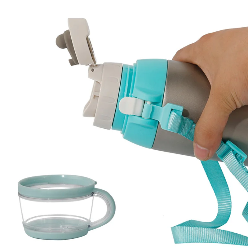 Титановая вакуумная 600 мл детская портативная бутылка для воды Детская фляжка