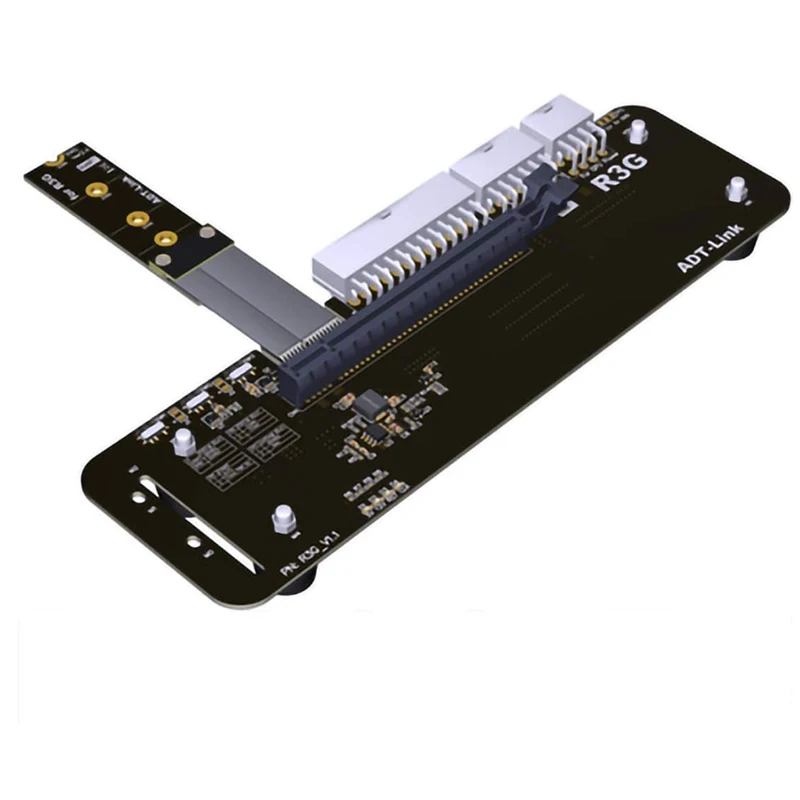 M.2 ключ M NVMe внешняя подставка для карт Ie с кабелем PCIe3.0 X4 50 см 32Gbs ITX STX NUC VEGA64
