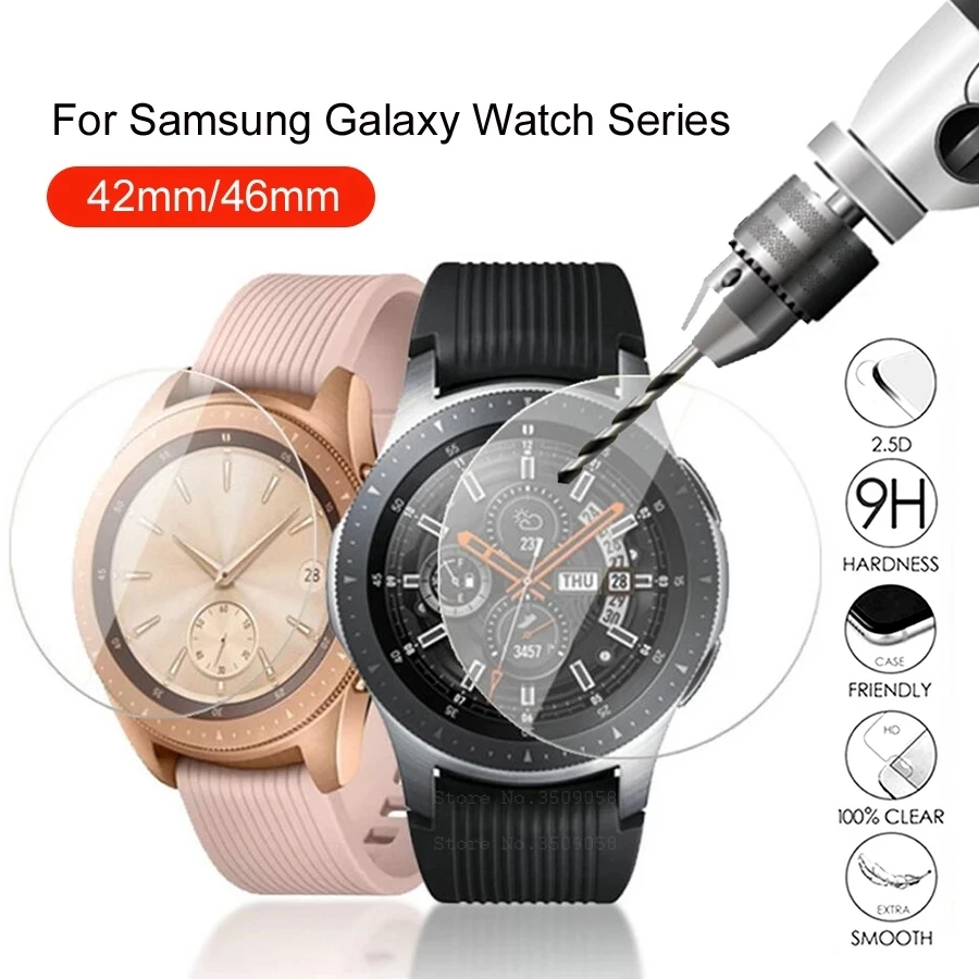 Закаленная мягкая защитная пленка для экрана Samsung Galaxy Watch 46 мм 42 Противоударная