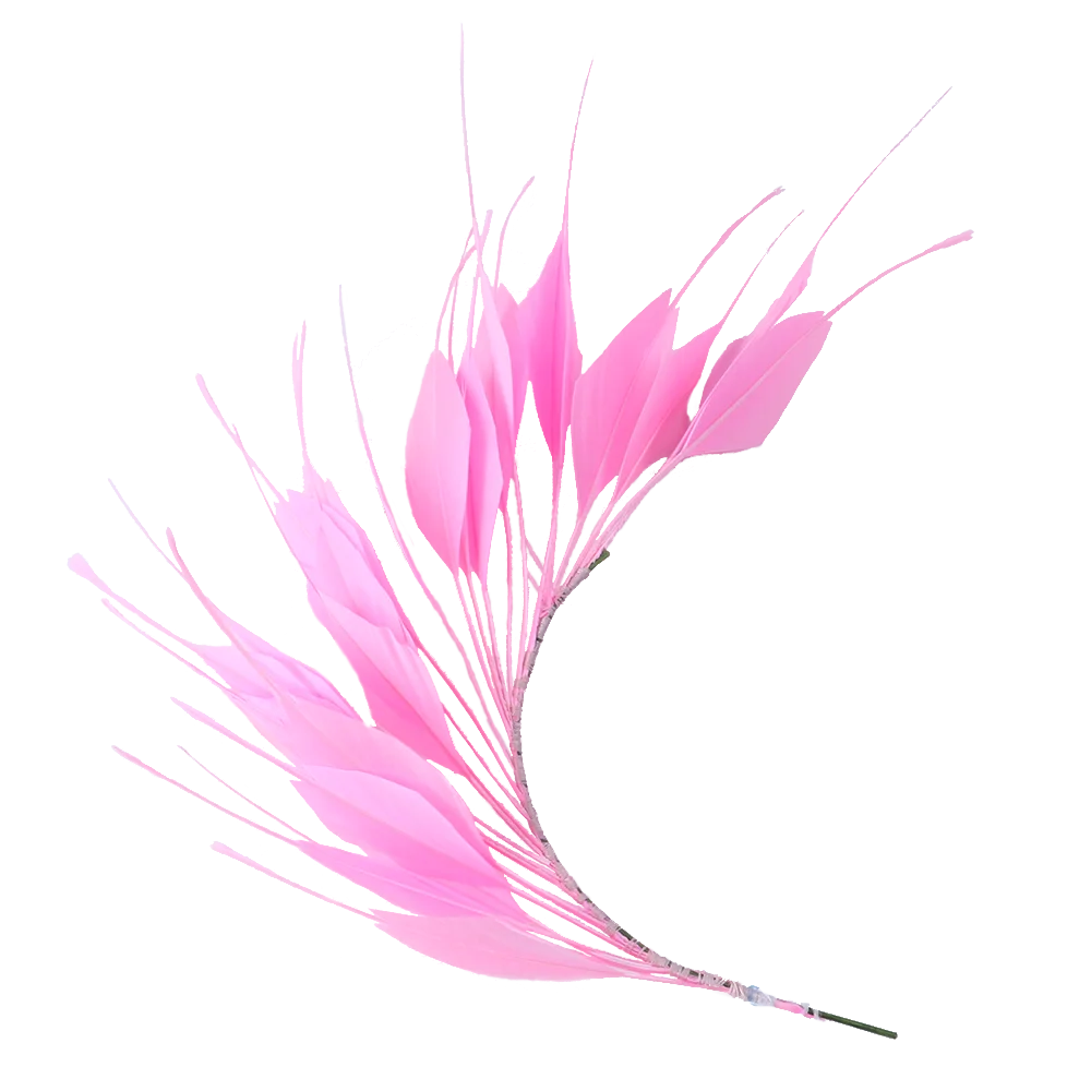 Новые гусиные поделки из перьев цветок Сделай Сам головной убор невесты Цветы 25 30