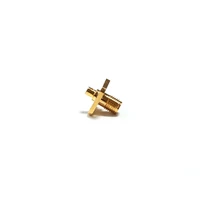 1pc sma female jack rf coax connector 4 hole panel mount straight rg405086 goldplated new wholesale
