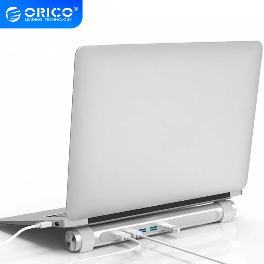ORICO USB 3 0 концентратор с держателем для ноутбука круглый адаптер 4 портами ABS Apple
