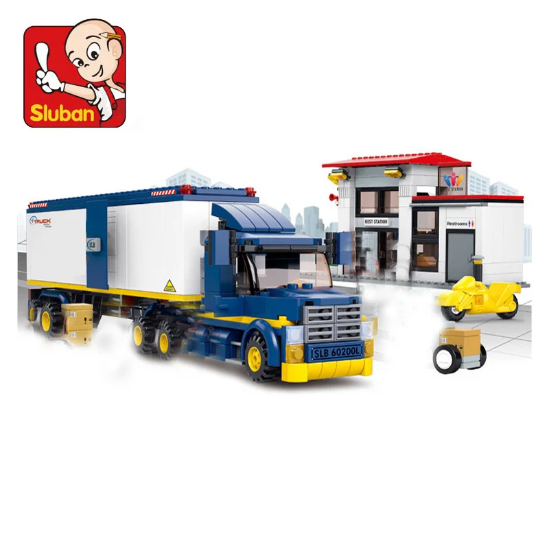 Школьный автобус грузовик совместимый с Legoed городской автомобиль друзья