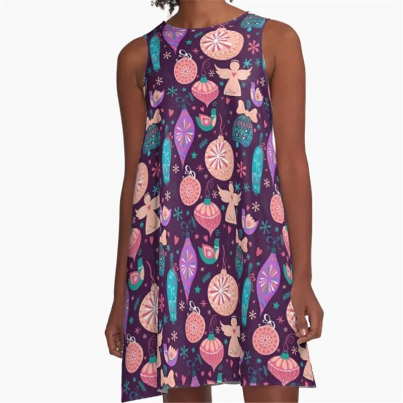 

Fashion Women summer dresses cat Folk dark Printed A-Line Boho Dress for women harajuku Sexy ladies mini short beach dress