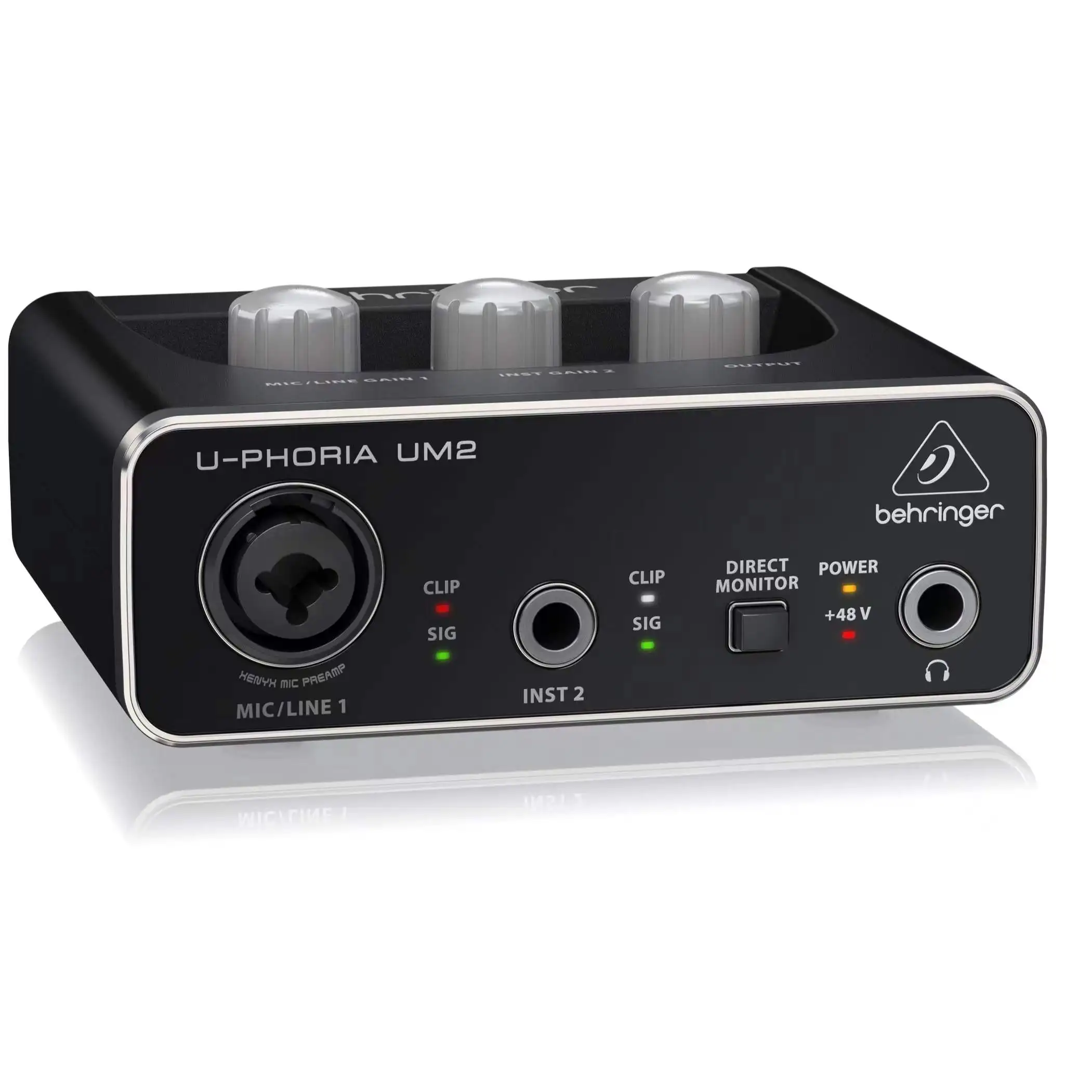 BEHRINGER U-PHORIA UM2 аудиофил 2x2 USB аудио интерфейс с микрофоном XENYX предусилитель для