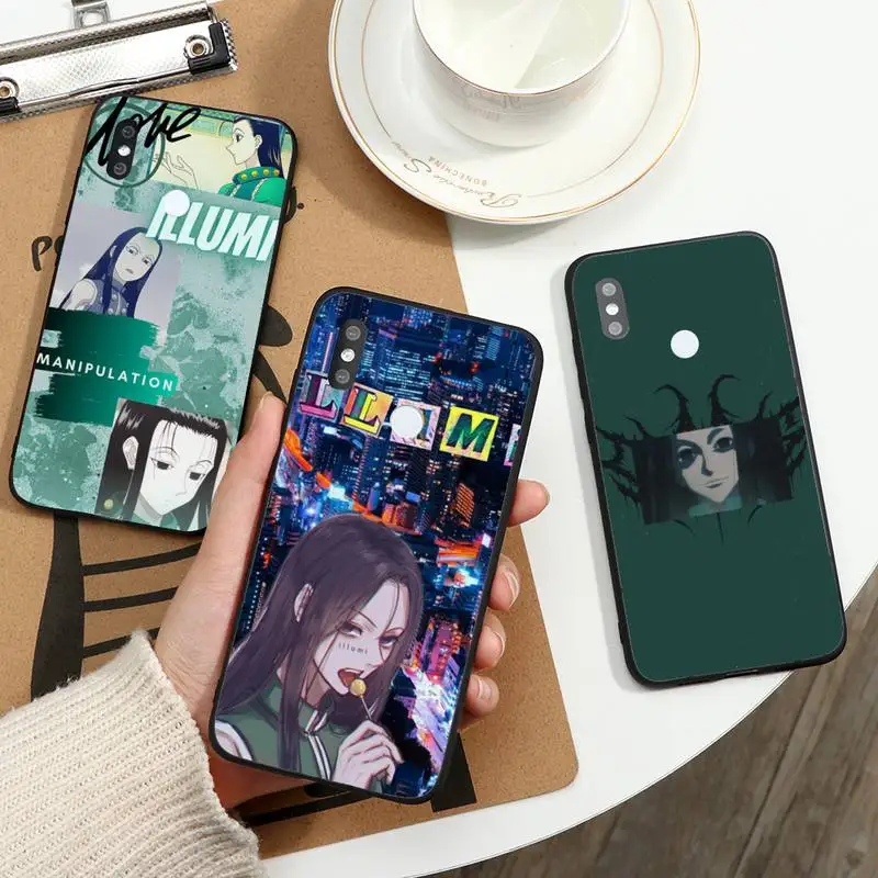

Illumi Zoldyck hunter x hunter Phone Case For Xiaomi Redmi note 7 8 9 t max3 s 10 pro lite coque funda shell cover