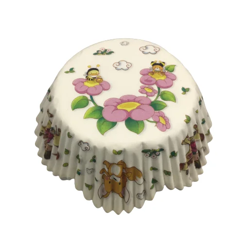 Свадебные подкладки для кексов с лепестками 50 цветов