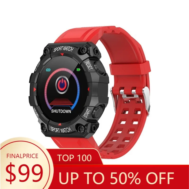 

Hot 1.3"Color screen Bluetooth Call Smart Watch Men Blood Pressure Women Waterproof Sport Tracker hryfien APP For Android Ios