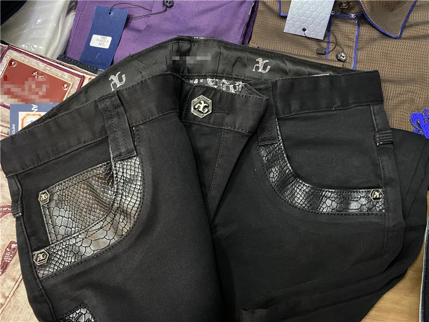 

Jeans 2021 BILLIONAIRE Winter thick new cotton Fashion England casual embroidery elasticity high quality free shippng