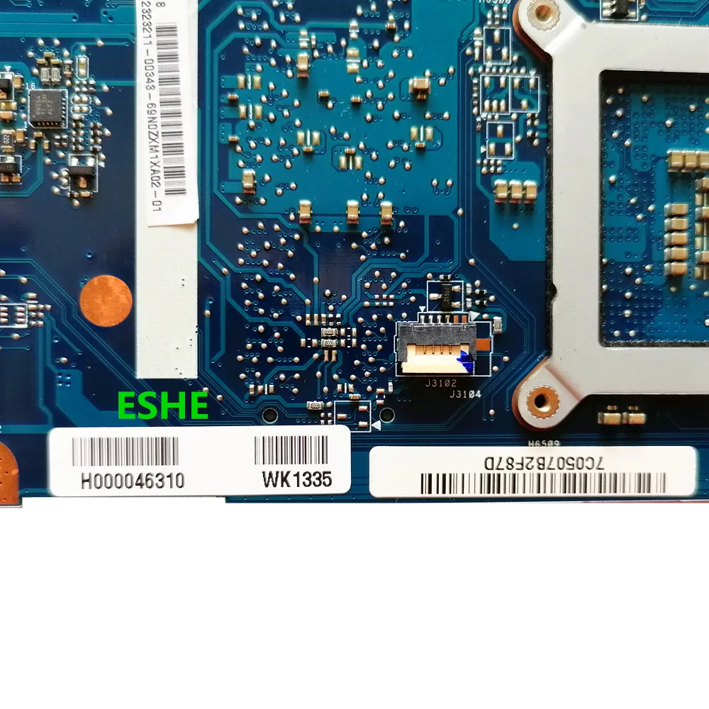 H000046310 для ноутбука Toshiba satellite C875 C870 L870 L875 материнская плата HM76 GMA HD4000 DDR3 100%