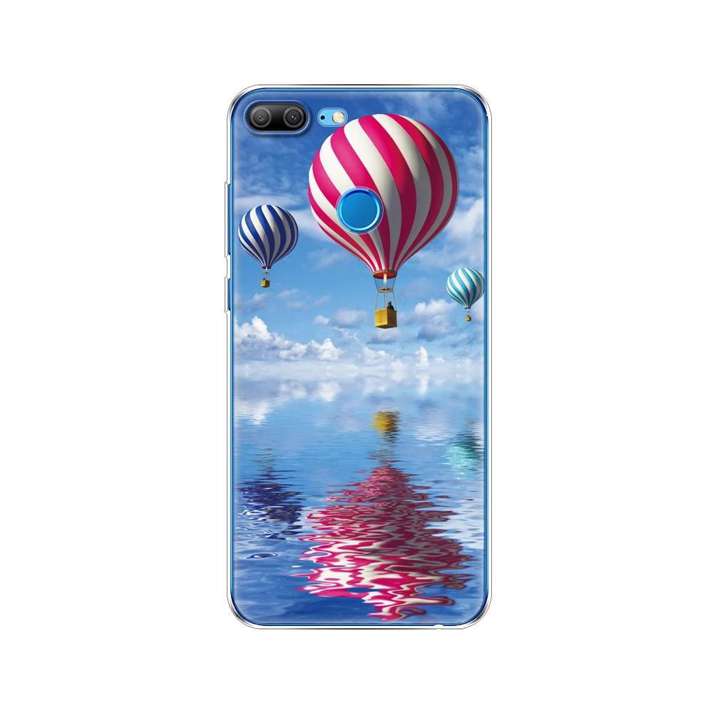 Силиконовый чехол для honor 9 lite мягкая задняя крышка из ТПУ телефона huawei